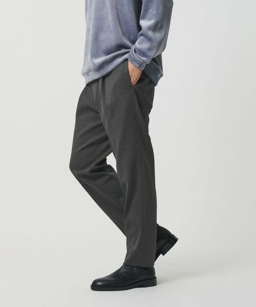BEAUTY&YOUTH UNITED ARROWS / ビューティー&ユース ユナイテッドアローズ その他パンツ | トリコチン 1プリーツ テーパード パンツ NO.5 ヨコストレッチ | 詳細8