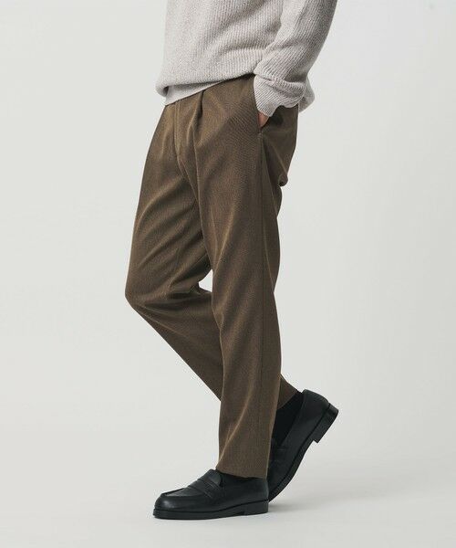 BEAUTY&YOUTH UNITED ARROWS / ビューティー&ユース ユナイテッドアローズ その他パンツ | トリコチン 1プリーツ テーパード パンツ NO.5 ヨコストレッチ | 詳細25