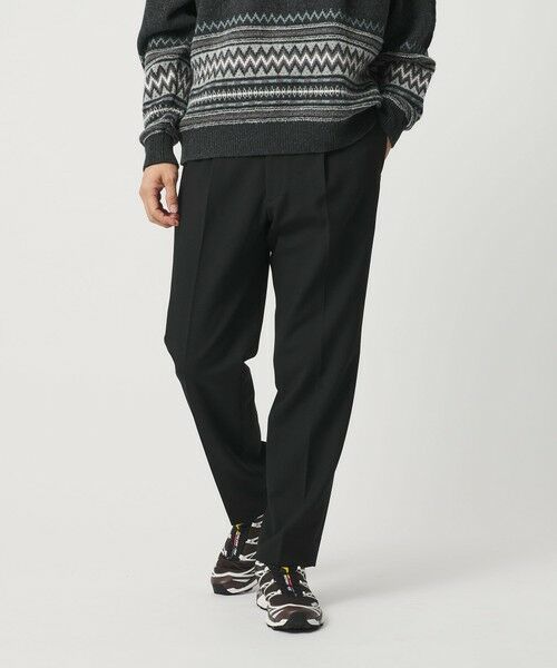 BEAUTY & YOUTH UNITED ARROWS/ビューティー&ユース ユナイテッドアローズ シック TR イージースラックス 伸縮性あり BLACK L