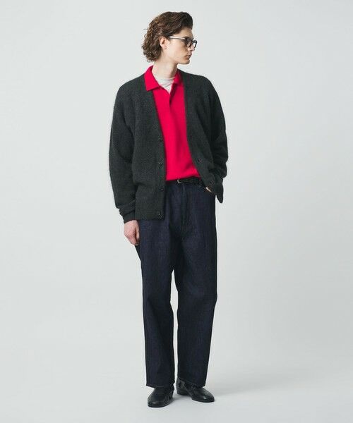 BEAUTY & YOUTH UNITED ARROWS/ビューティー&ユース ユナイテッドアローズ ワンウォッシュ バギー テーパード デニムパンツ NAVY M
