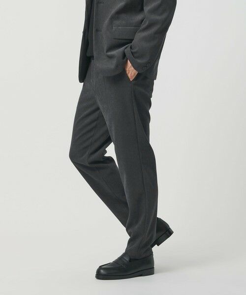 BEAUTY & YOUTH UNITED ARROWS/ビューティー&ユース ユナイテッドアローズ ブラッシュド ツイル1P テーパードパンツ DK. GRAY S BEAUTY & YOUTH UNITED ARROWS/ビューティー&ユース ユナイテッドアローズ ブラッシュド ツイル1P テーパードパンツ DK. GRAY S