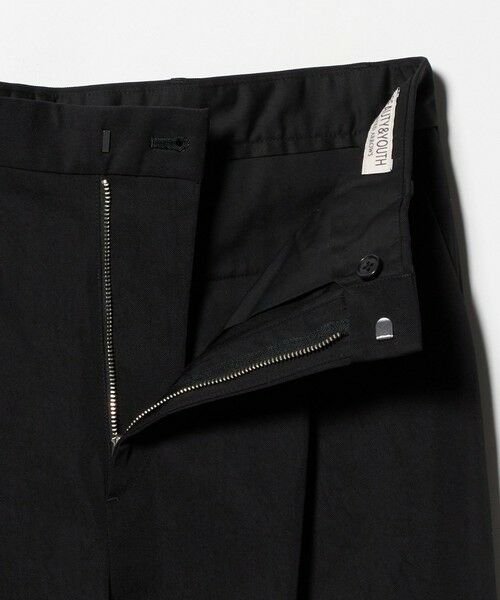BEAUTY&YOUTH UNITED ARROWS / ビューティー&ユース ユナイテッドアローズ その他パンツ | ヴィンテージライク ナイロン 1プリーツ ワイド パンツ NO.9 | 詳細5