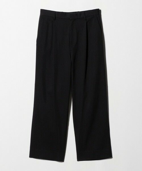 BEAUTY & YOUTH UNITED ARROWS/ビューティー&ユース ユナイテッドアローズ ヴィンテージライク 1P ワイド パンツ BLACK S BEAUTY & YOUTH UNITED ARROWS/ビューティー&ユース ユナイテッドアローズ ヴィンテージライク 1P ワイド パンツ BLACK S