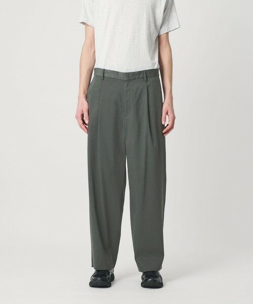BEAUTY&YOUTH UNITED ARROWS / ビューティー&ユース ユナイテッドアローズ その他パンツ | ヴィンテージライク ナイロン 1プリーツ ワイド パンツ NO.9 | 詳細8