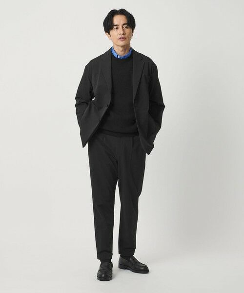BEAUTY&YOUTH UNITED ARROWS / ビューティー&ユース ユナイテッドアローズ その他パンツ | KOMATSU PACK URK 1プリーツ テーパード パンツ ストレッチ セットアップ対応 裏起毛 | 詳細1
