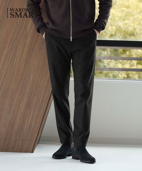 BEAUTY&YOUTH UNITED ARROWS / ビューティー&ユース ユナイテッドアローズ その他パンツ | 【WEB限定 WARDROBE SMART】ポリエステル レーヨン アクリル サキソニー スキニー イージーパンツ | 詳細2