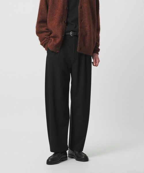 BEAUTY & YOUTH UNITED ARROWS/ビューティー&ユース ユナイテッドアローズ ウーリー バレル スラックス BLACK XL BEAUTY & YOUTH UNITED ARROWS/ビューティー&ユース ユナイテッドアローズ ウーリー バレル スラックス BLACK XL