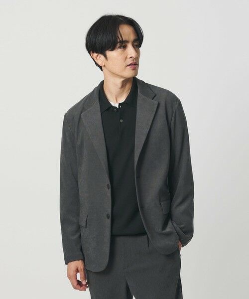 BEAUTY&YOUTH UNITED ARROWS / ビューティー&ユース ユナイテッドアローズ テーラードジャケット | ブラッシュド ツイル 2B ジャケット | 詳細1