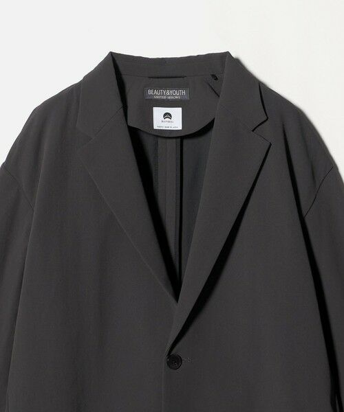 BEAUTY&YOUTH UNITED ARROWS / ビューティー&ユース ユナイテッドアローズ テーラードジャケット | KOMATSU PACK URK リラックス ジャケット ストレッチ セットアップ対応 裏起毛 | 詳細13