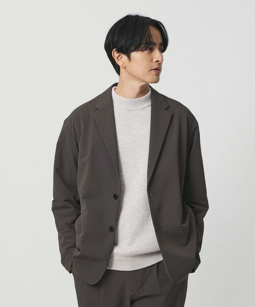 BEAUTY&YOUTH UNITED ARROWS / ビューティー&ユース ユナイテッドアローズ テーラードジャケット | KOMATSU PACK URK リラックス ジャケット ストレッチ セットアップ対応 裏起毛 | 詳細8