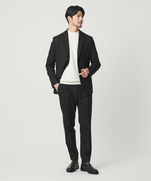 BEAUTY & YOUTH UNITED ARROWS/ビューティー&ユース ユナイテッドアローズ 【WEB限定 WARDROBE SMART】DELEGANT サキソニー セットアップ/ジャケット&イージーパンツ BLACK L BEAUTY & YOUTH UNITED ARROWS/ビューティー&ユース ユナイテッドアローズ 【WEB限定 WARDROBE SMART】DELEGANT サキソニー セットアップ/ジャケット&イージーパンツ BLACK L