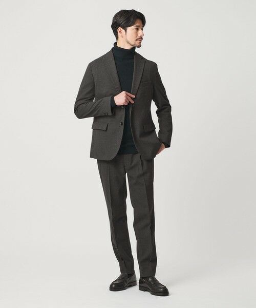 BEAUTY&YOUTH UNITED ARROWS / ビューティー&ユース ユナイテッドアローズ セットアップ | 【WEB限定 WARDROBE SMART】DELEGANT サキソニー セットアップ/ジャケット&イージーパンツ | 詳細4
