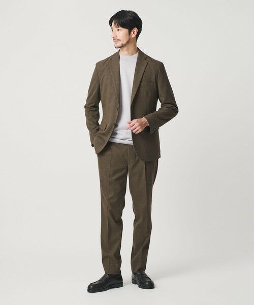BEAUTY&YOUTH UNITED ARROWS / ビューティー&ユース ユナイテッドアローズ セットアップ | 【WEB限定 WARDROBE SMART】DELEGANT サキソニー セットアップ/ジャケット&イージーパンツ | 詳細7