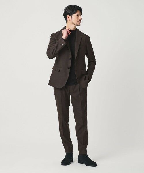 BEAUTY&YOUTH UNITED ARROWS / ビューティー&ユース ユナイテッドアローズ セットアップ | 【WEB限定 WARDROBE SMART】DELEGANT サキソニー セットアップ/ジャケット&イージーパンツ | 詳細28