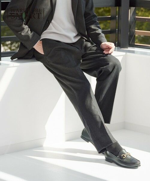 BEAUTY&YOUTH UNITED ARROWS / ビューティー&ユース ユナイテッドアローズ セットアップ | 【WEB限定 WARDROBE SMART】ニットフランネル リラックス セットアップ/ジャケット＆イージーパンツ | 詳細5