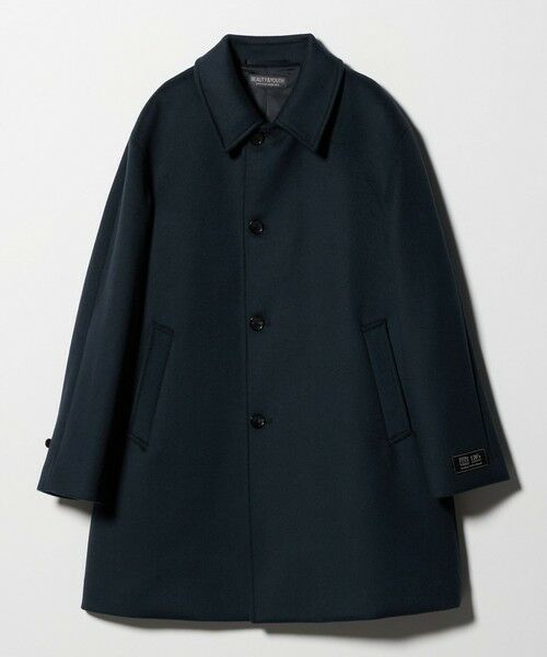 BEAUTY & YOUTH UNITED ARROWS/ビューティー&ユース ユナイテッドアローズ 120S メルトン バルカラーコート DK. GRAY XL BEAUTY & YOUTH UNITED ARROWS/ビューティー&ユース ユナイテッドアローズ 120S メルトン バルカラーコート DK. GRAY XL