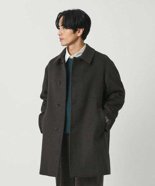 BEAUTY&YOUTH UNITED ARROWS / ビューティー&ユース ユナイテッドアローズ その他アウター | 120S メルトン チェック バルカラーコート | 詳細1