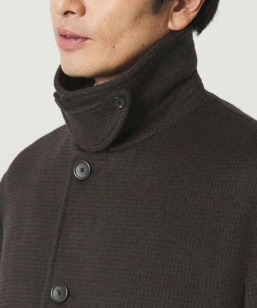 BEAUTY&YOUTH UNITED ARROWS / ビューティー&ユース ユナイテッドアローズ その他アウター | 120S メルトン チェック バルカラーコート | 詳細12