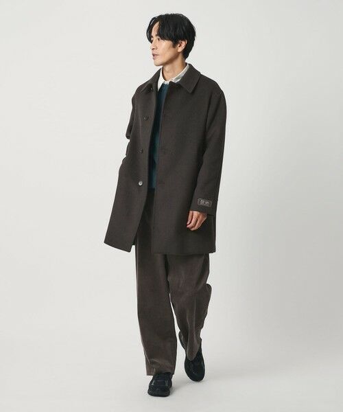 BEAUTY&YOUTH UNITED ARROWS / ビューティー&ユース ユナイテッドアローズ その他アウター | 120S メルトン チェック バルカラーコート | 詳細2