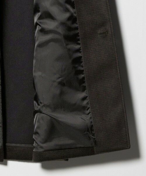 BEAUTY&YOUTH UNITED ARROWS / ビューティー&ユース ユナイテッドアローズ その他アウター | 120S メルトン チェック バルカラーコート | 詳細25