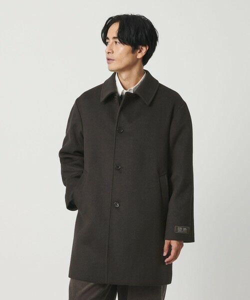 BEAUTY&YOUTH UNITED ARROWS / ビューティー&ユース ユナイテッドアローズ その他アウター | 120S メルトン チェック バルカラーコート | 詳細5