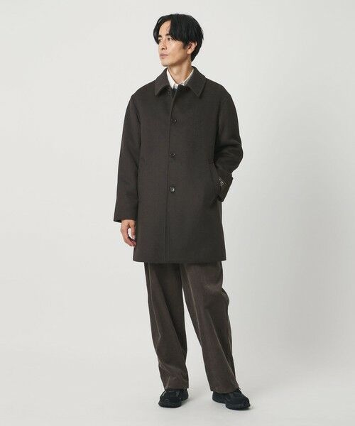 BEAUTY&YOUTH UNITED ARROWS / ビューティー&ユース ユナイテッドアローズ その他アウター | 120S メルトン チェック バルカラーコート | 詳細6