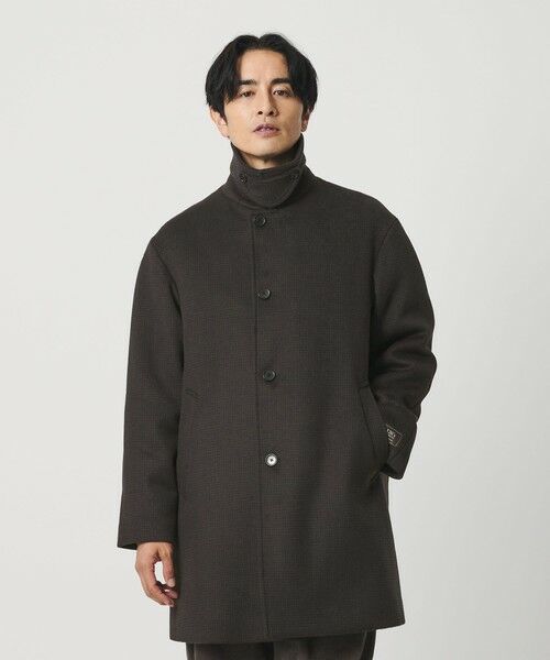 BEAUTY&YOUTH UNITED ARROWS / ビューティー&ユース ユナイテッドアローズ その他アウター | 120S メルトン チェック バルカラーコート | 詳細7