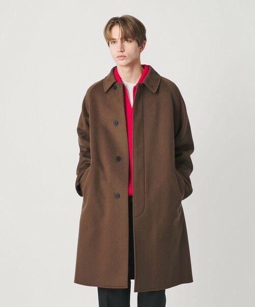 BEAUTY&YOUTH UNITED ARROWS / ビューティー&ユース ユナイテッドアローズ ステンカラーコート | ショートビーバー リバー コート | 詳細12