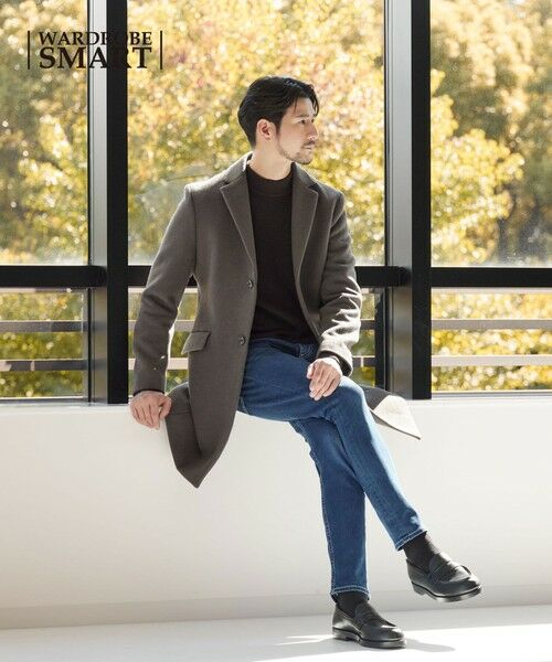 BEAUTY&YOUTH UNITED ARROWS / ビューティー&ユース ユナイテッドアローズ その他アウター | 【WEB限定 WARDROBE SMART】PE メルトン チェスターコート | 詳細23