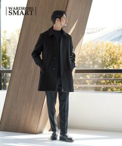 BEAUTY&YOUTH UNITED ARROWS / ビューティー&ユース ユナイテッドアローズ ステンカラーコート | 【WEB限定 WARDROBE SMART】PE メルトン バルカラーコート