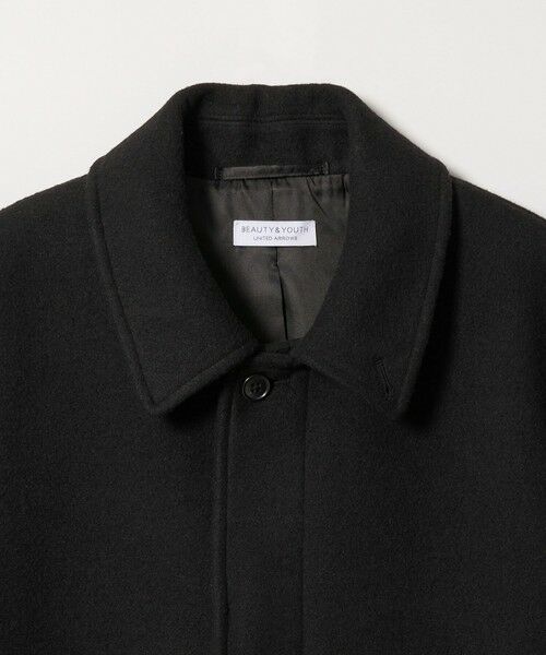 BEAUTY&YOUTH UNITED ARROWS / ビューティー&ユース ユナイテッドアローズ ステンカラーコート | 【WEB限定 WARDROBE SMART】PE メルトン バルカラーコート | 詳細8