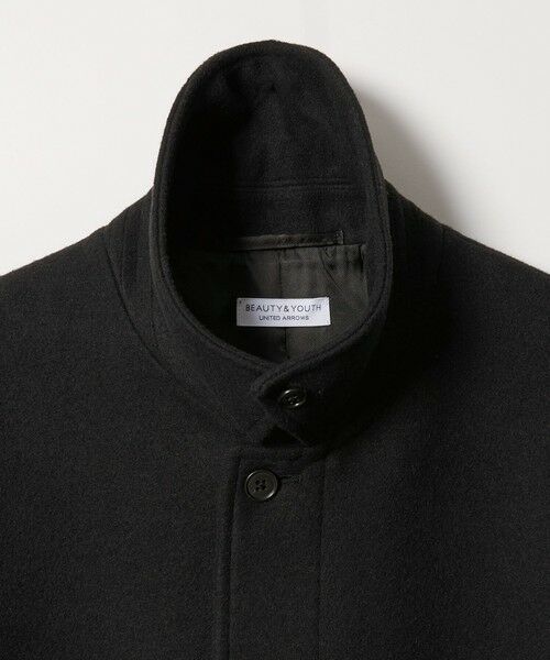 BEAUTY&YOUTH UNITED ARROWS / ビューティー&ユース ユナイテッドアローズ ステンカラーコート | 【WEB限定 WARDROBE SMART】PE メルトン バルカラーコート | 詳細13