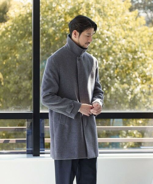 BEAUTY&YOUTH UNITED ARROWS / ビューティー&ユース ユナイテッドアローズ ステンカラーコート | 【WEB限定 WARDROBE SMART】PE メルトン バルカラーコート | 詳細24