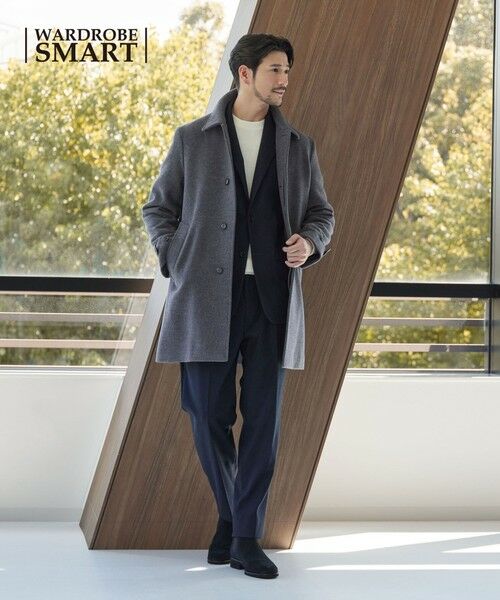 BEAUTY&YOUTH UNITED ARROWS / ビューティー&ユース ユナイテッドアローズ ステンカラーコート | 【WEB限定 WARDROBE SMART】PE メルトン バルカラーコート | 詳細19