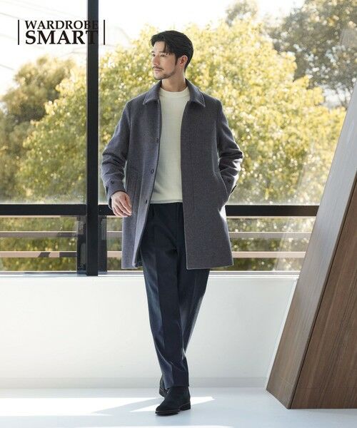 BEAUTY&YOUTH UNITED ARROWS / ビューティー&ユース ユナイテッドアローズ ステンカラーコート | 【WEB限定 WARDROBE SMART】PE メルトン バルカラーコート | 詳細22