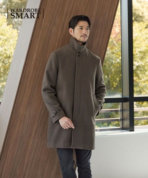 BEAUTY&YOUTH UNITED ARROWS / ビューティー&ユース ユナイテッドアローズ ステンカラーコート | 【WEB限定 WARDROBE SMART】PE メルトン バルカラーコート | 詳細30