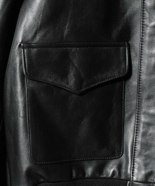 BEAUTY&YOUTH UNITED ARROWS / ビューティー&ユース ユナイテッドアローズ レザーブルゾン・ジャケット | シープ レザー A-2 ジャケット | 詳細8