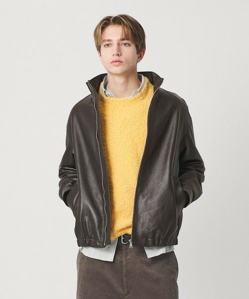 BEAUTY&YOUTH UNITED ARROWS / ビューティー&ユース ユナイテッドアローズ ブルゾン | セミベジタブル シープ レザー ブルゾン | 詳細1