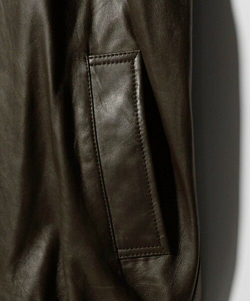 BEAUTY&YOUTH UNITED ARROWS / ビューティー&ユース ユナイテッドアローズ ブルゾン | セミベジタブル シープ レザー ブルゾン | 詳細12