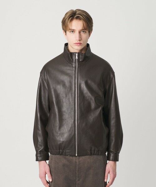 BEAUTY&YOUTH UNITED ARROWS / ビューティー&ユース ユナイテッドアローズ ブルゾン | セミベジタブル シープ レザー ブルゾン | 詳細5