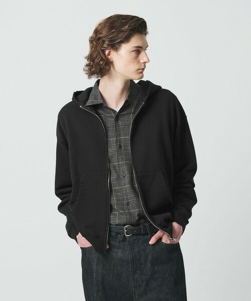 BEAUTY&YOUTH UNITED ARROWS / ビューティー&ユース ユナイテッドアローズ パーカー | クラッシュ スウェット ジップ フーディ | 詳細1
