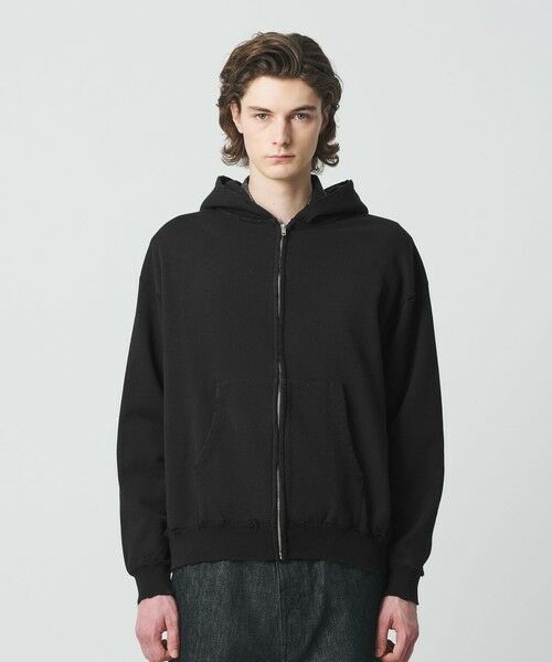 BEAUTY&YOUTH UNITED ARROWS / ビューティー&ユース ユナイテッドアローズ パーカー | クラッシュ スウェット ジップ フーディ | 詳細4
