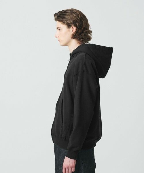 BEAUTY&YOUTH UNITED ARROWS / ビューティー&ユース ユナイテッドアローズ パーカー | クラッシュ スウェット ジップ フーディ | 詳細5