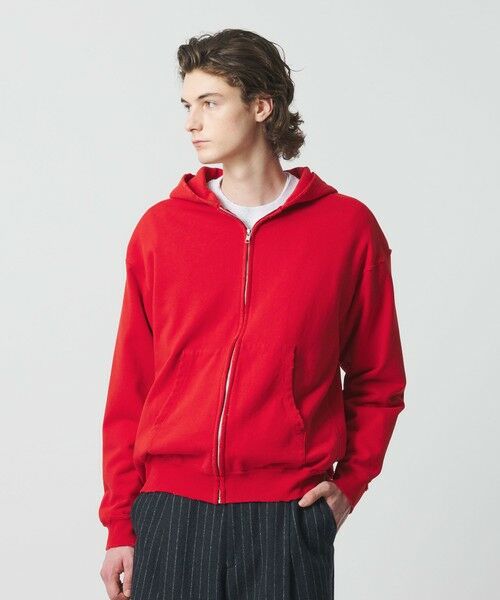 BEAUTY&YOUTH UNITED ARROWS / ビューティー&ユース ユナイテッドアローズ パーカー | クラッシュ スウェット ジップ フーディ | 詳細11
