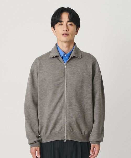 BEAUTY&YOUTH UNITED ARROWS / ビューティー&ユース ユナイテッドアローズ カーディガン・ボレロ | ハイブリッド ウール ドライバーズ ジャケット | 詳細14