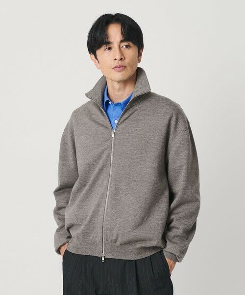 BEAUTY&YOUTH UNITED ARROWS / ビューティー&ユース ユナイテッドアローズ カーディガン・ボレロ | ハイブリッド ウール ドライバーズ ジャケット | 詳細9