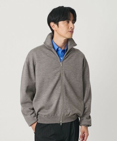 BEAUTY&YOUTH UNITED ARROWS / ビューティー&ユース ユナイテッドアローズ カーディガン・ボレロ | ハイブリッド ウール ドライバーズ ジャケット | 詳細11