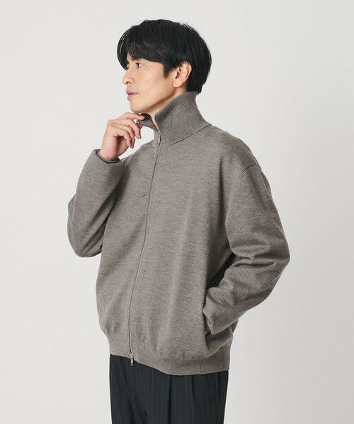 BEAUTY&YOUTH UNITED ARROWS / ビューティー&ユース ユナイテッドアローズ カーディガン・ボレロ | ハイブリッド ウール ドライバーズ ジャケット | 詳細13