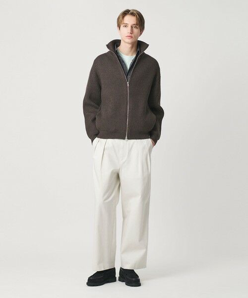 BEAUTY&YOUTH UNITED ARROWS / ビューティー&ユース ユナイテッドアローズ カーディガン・ボレロ | ハイ デンシティ ドライバーズ ジャケット | 詳細8