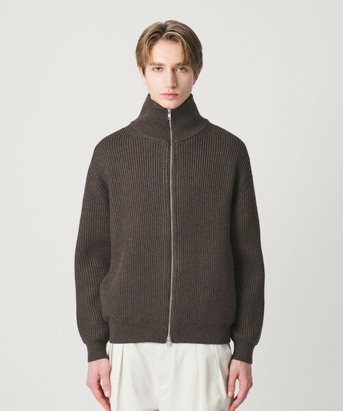 BEAUTY&YOUTH UNITED ARROWS / ビューティー&ユース ユナイテッドアローズ カーディガン・ボレロ | ハイ デンシティ ドライバーズ ジャケット | 詳細9